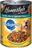 Pedigree® Homestyle Meals™ Prime Rib, Rice and Vegetable Flavor in Gravy