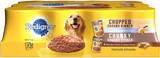 Pedigree® Ground Dinner Multipack Chicken Liver Beef & Beef Bacon Cheese