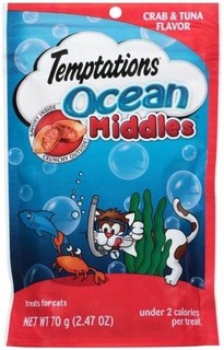 Temptations® Ocean Middles Treats for Cats Crab and Tuna Flavor