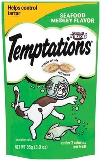 Temptations® Classic Treats for Cats Seafood Medley Flavor