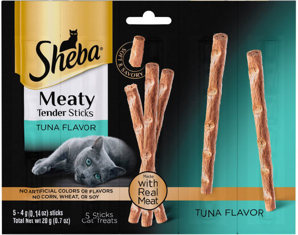 Sheba® Meaty Tender Sticks Tuna Flavor 
