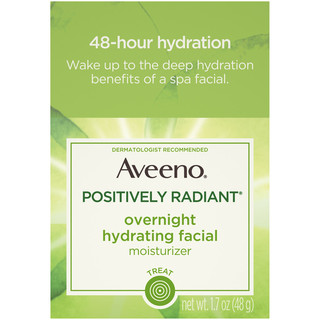 Aveeno® Active Naturals® Positively Radiant® Overnight Hydrating Facial Moisturizer