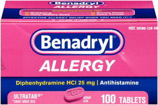 Benadryl® Allergy 25mg Ultratab®
