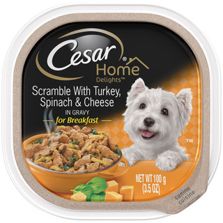 Cesar® HOME DELIGHTS Scramble With Turkey, Spinach and Cheese
