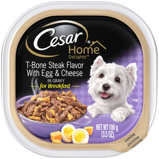 Cesar® HOME DELIGHTS T-Bone Steak Flavor With Egg and Cheese