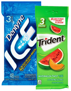 DENTYNE or TRIDENT Gum