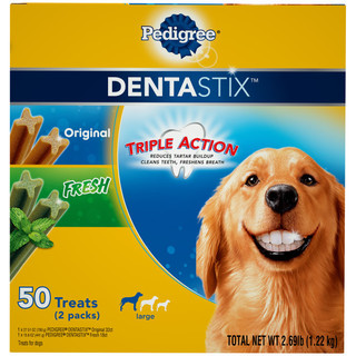 Pedigree® DENTASTIX® Original and FRESH Variety Pack - Large Dog Breed 