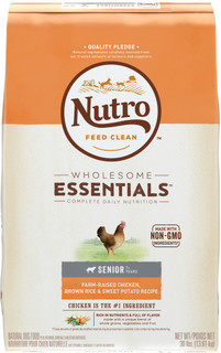 Nutro™ WHOLESOME ESSENTIALS Farm-Raised Chicken, Brown Rice & Sweet Potato Recipe Senior