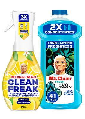 Mr. Clean Multi-Surface Cleaner 41 oz or Clean Freak Starter Kit 16 oz