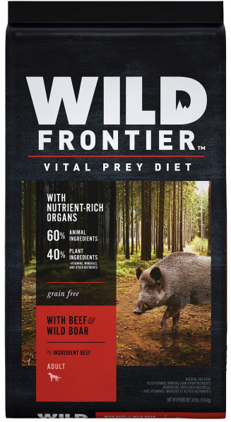 WILD FRONTIER™ VITAL PREY Adult Dry Dog Food with Beef & Wild Boar