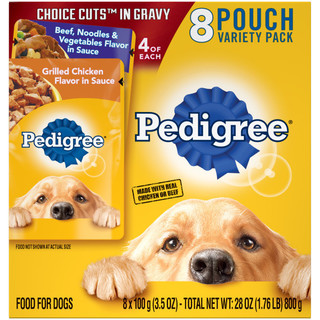 Pedigree® CHOICE CUTS in Gravy Adult Wet Dog Food Variety Pack