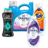 Downy or Tide Rinse 48oz, Downy Liquid Fabric Conditioner 140oz, Downy In-Wash Scent Boosters 24oz