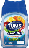 TUMS® Smoothies Extra Strength 750 Assorted Fruit