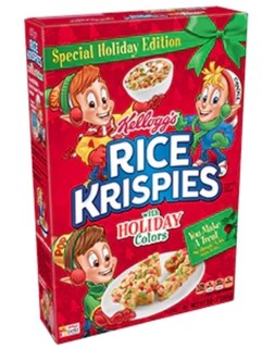 Kellogg's Rice Krispies Cereal - Holiday Edition