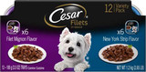 Cesar® GOURMET FILETS Wet Dog Food Filet Mignon & New York Strip Flavors Variety Pack