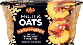 Del Monte® Fruit & Oats™ Fruit Cup® Snacks - Peach Cinnamon Spice