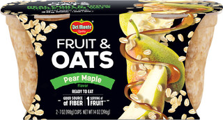 Del Monte® Fruit & Oats™ Fruit Cup® Snacks - Pear Maple