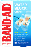 Band-Aid® Brand Adhesive Bandages Water Block™ Clear Assorted Sizes