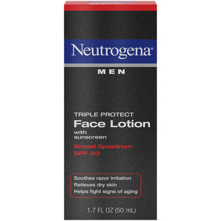 Neutrogena® Triple Protect Men's Face Lotion, SPF 20
