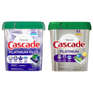 Cascade Platinum Plus, Platinum or Complete Dishwashing Detergent