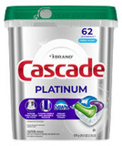 Cascade Platinum Plus, Platinum, or Complete Dishwashing Detergent