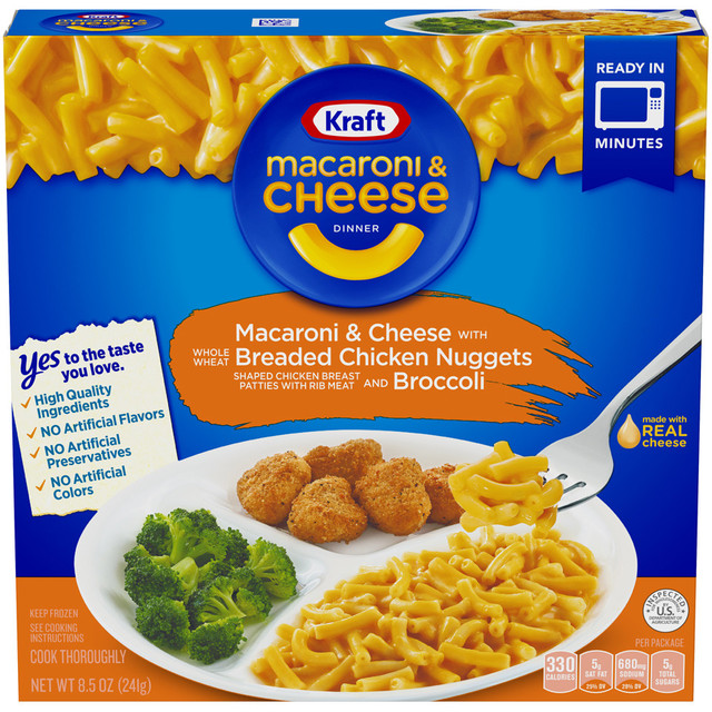 KRAFT Macaroni And Cheese Frozen Meals Food My Commissary My 