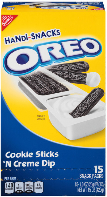 OREO Cookie Sticks 'N Creme Dip HANDI-SNACKS