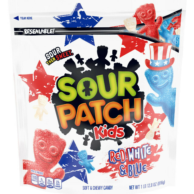 SOUR PATCH KIDS - Red White and Blue 