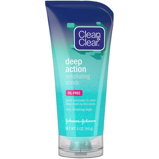 Clean & Clear® Oil-Free Deep Action Exfoliating Facial Scrub
