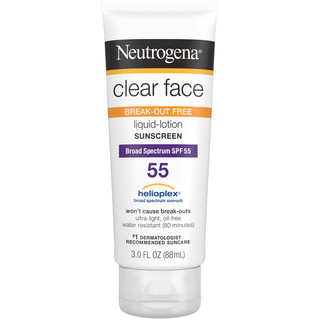 Neutrogena® Clear Face Liquid Lotion Sunscreen with SPF 55