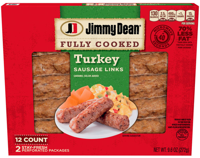 Jimmy Dean® Fully Cooked Turkey Sausage Links