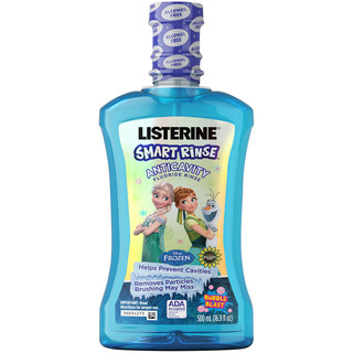 Listerine® Smart Rinse® Kids Alcohol-Free Mouthwash, Bubble Gum