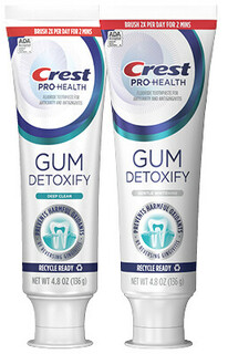 Crest Gum  Detoxify, Enamel Repair & Gum or Gum Restore Toothpaste