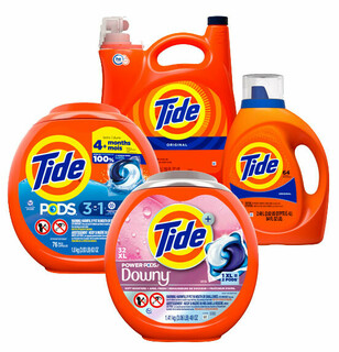 Tide PODS 32ct or 42-81ct (excludes 35ct) Power PODS 25-48ct, Liquid 84-149oz or Powder 95-169oz