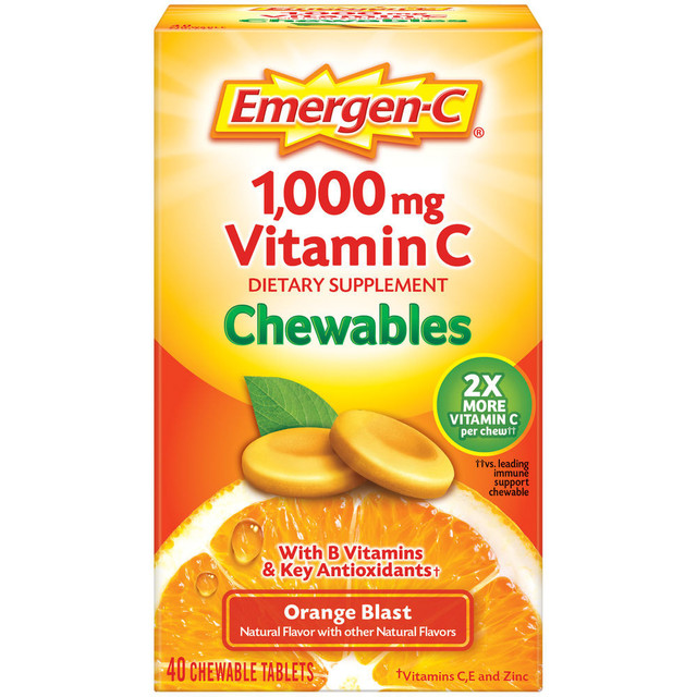 Emergen-C 1000mg Vitamin C Chewables - Orange