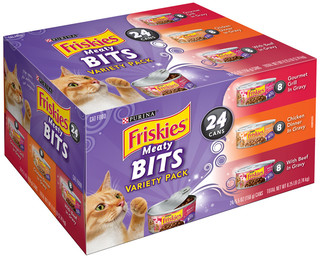 Friskies Meaty Bits Variety Pack Cat Food