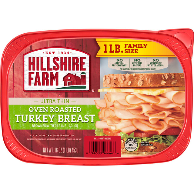 Hillshire Farm® Ultra Thin Sliced Deli Lunch Meat, Oven Roasted Turkey Breast