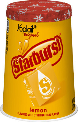 Yoplait Starburst Yogurt Lemon