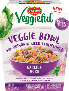Del Monte Veggieful Garlic and Herb Veggie Bowl
