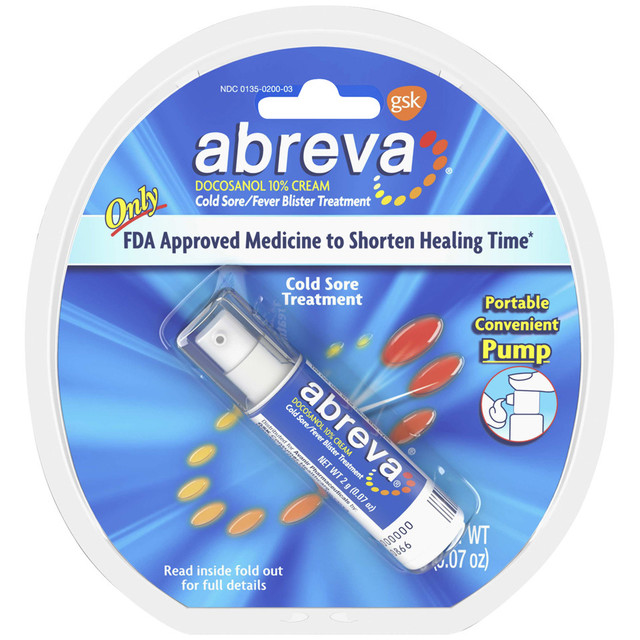 Abreva Cold Sore/Fever Blister Treatment Pump