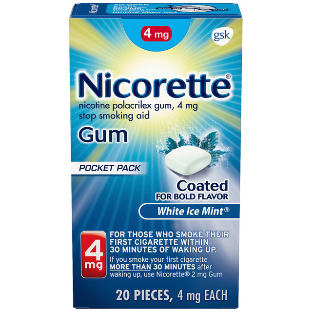 Nicorette White Ice Mint Gum