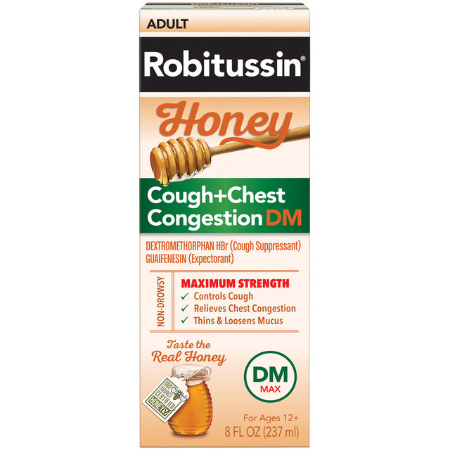 Robitussin® Honey Adult Cough + Chest Congestion DM