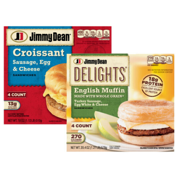 Jimmy Dean® Breakfast Sandwiches