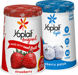 Yoplait Original/Light Single Serve Cups Strawberry & Blueberry Patch