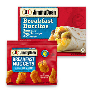 Jimmy Dean® Breakfast Burritos & Nuggets