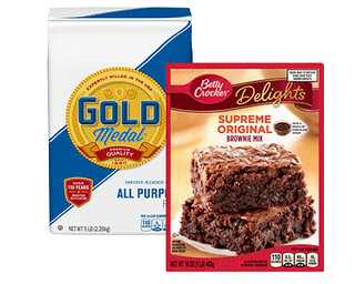 Betty Crocker Supreme Brownies & Gold Medal All Purpose Flour