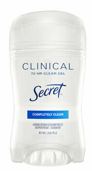 Secret Clincal Antiperspirant or Aluminum Free Deodorant