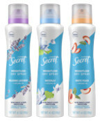 Secret Dry Sprays