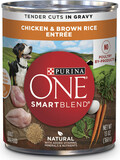 Purina ONE® SmartBlend Tender Cuts in Gravy Chicken & Brown Rice
