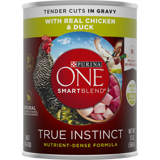 Purina ONE® SmartBlend True Instinct Tender Cuts With Real Chicken & Duck